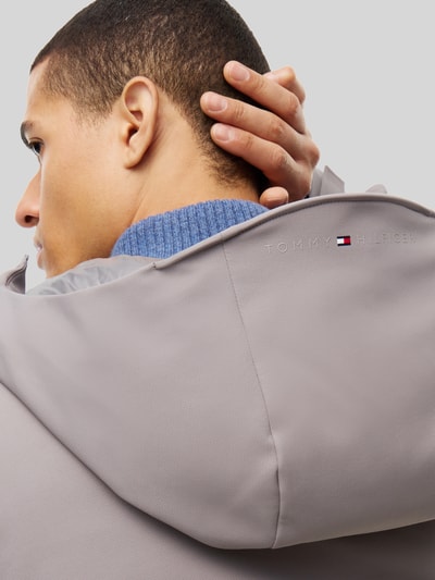 Tommy Hilfiger Pufferjacke mit Zweiwege Reißverschluss Hellgrau 6
