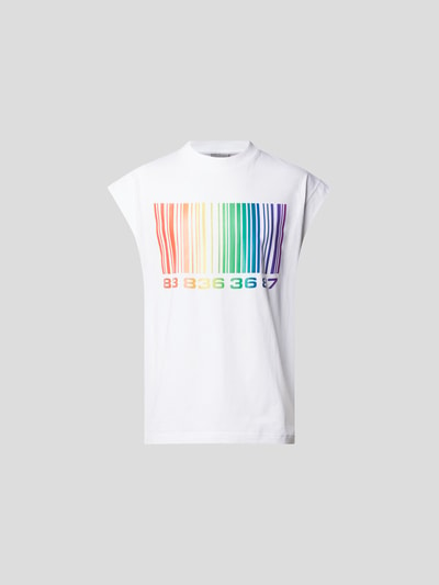VTMNTS T-Shirt mit Motiv-Print Weiss 2
