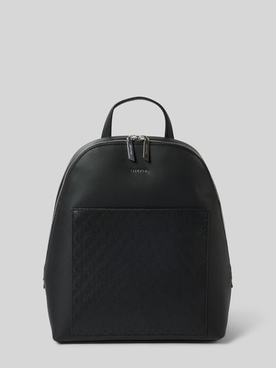 CK Calvin Klein Rucksack in Leder-Optik Modell 'CK CONVERTIBLE' Black 2