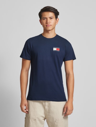 Tommy Jeans T-Shirt mit Label-Print Marine 4