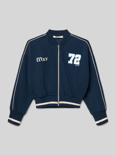 Garcia Sweatjack met ritssluiting Marineblauw - 1