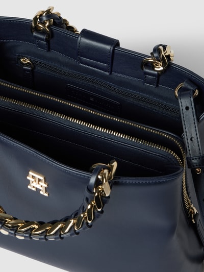 Tommy Hilfiger Tote Bag mit Henkeln in metallic Modell 'FEMININE' Marine 5