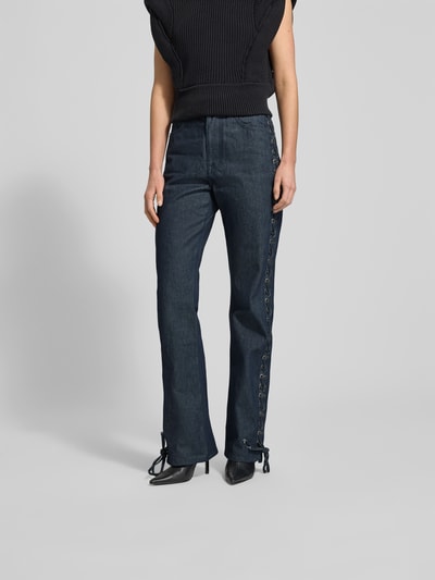 ROTATE Jeans mit 5-Pocket-Design Dunkelblau 4