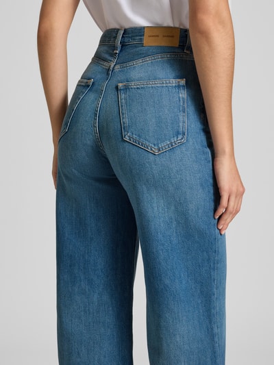 Samsøe Samsøe Flared Cut Jeans mit Fransen Modell 'REBECCA' Blau 3