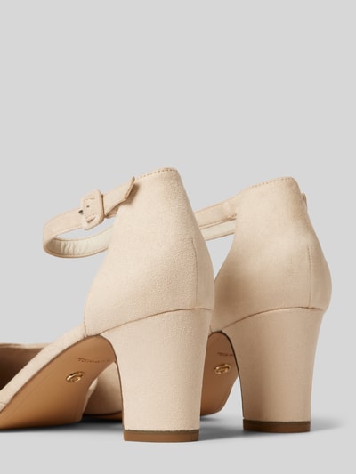 Tamaris Pumps met blokhak Beige - 2