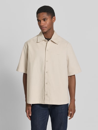 BOSS Orange Regular Fit Cordhemd aus Baumwoll-Mix Modell 'LAKITH_M' Beige 4