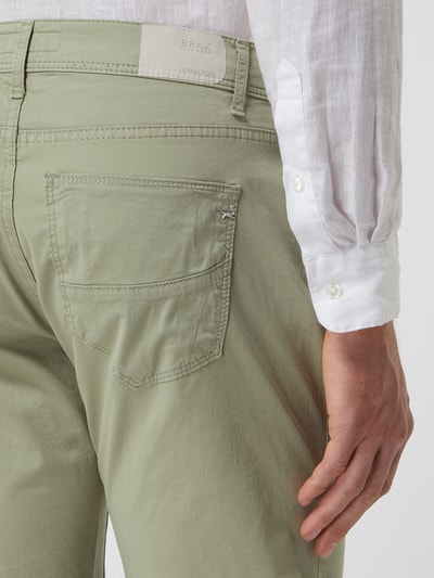 Brax Straight fit broek met stretch, model 'Cadiz' Lichtgroen - 3