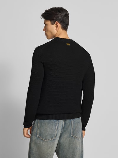 G-Star Raw Gebreide pullover met ribboorden Zwart - 5
