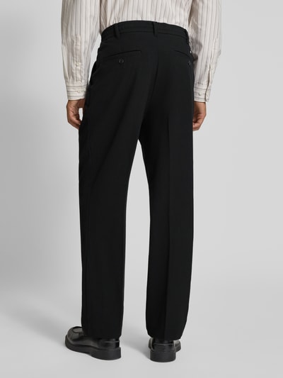 MCNEAL Wide Fit Stoffhose mit Bügelfalten Black 5