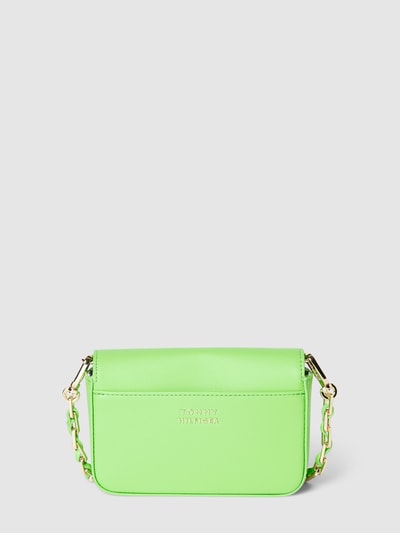 Tommy Hilfiger Microtas met labelapplicatie in metallic, model 'HERO' Neon groen - 4