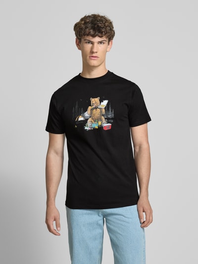 SANTA CRUZ T-Shirt mit Label-Print Black 4