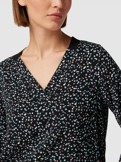 Tom Tailor Bluse mit V-Ausschnitt Black 3