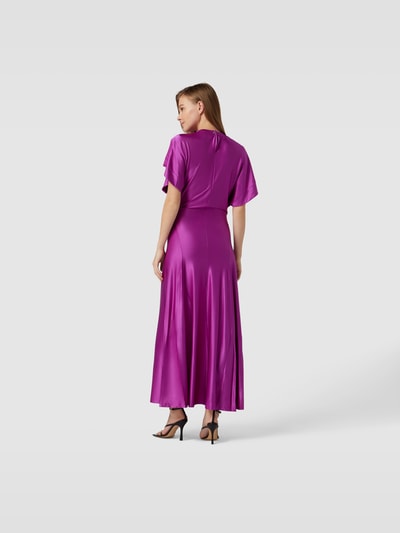 Rabanne Maxikleid mit Knopfleiste Lila 5