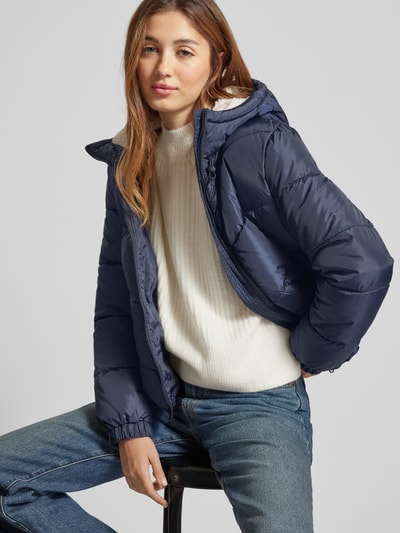 Tom Tailor Denim Regular Fit Steppjacke mit Kapuze Dunkelblau 3