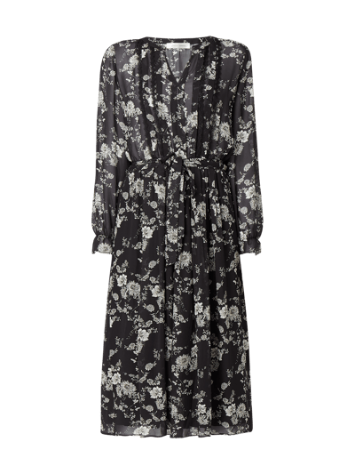 Joseph Janard Kleid mit floralem Muster  Black 2