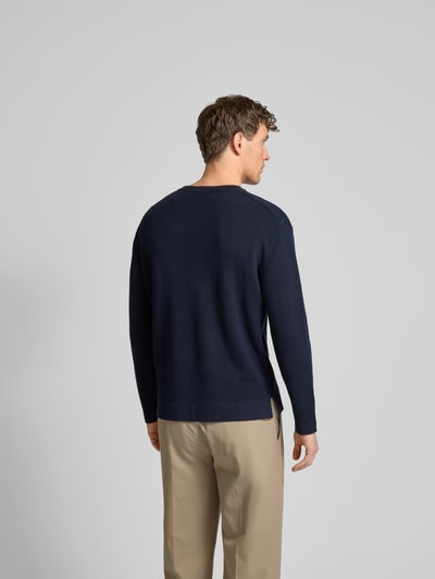 Closed Pullover mit gerippten Abschlüsse Dunkelblau 5