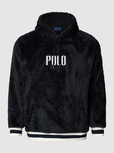 Polo Ralph Lauren Big & Tall PLUS SIZE Hoodie mit Teddyfell Black 2
