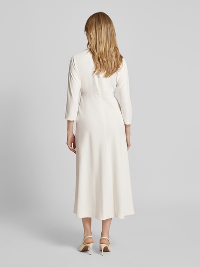 JOOP! Midikleid mit Schlüsselloch-Ausschnitt Offwhite 5