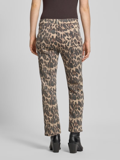 Buena Vista Straight fit broek in verkorte pasvorm, model 'Anna' Beige - 5