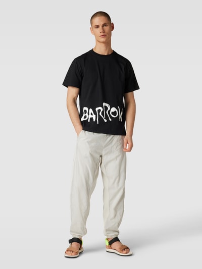 Barrow T-shirt met ronde hals Zwart - 1