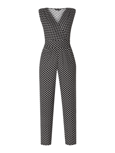 SMASHED LEMON Jumpsuit met vetersluiting  Zwart - 2