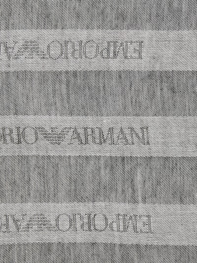 Emporio Armani Sjaal van modalmix  Zwart - 3