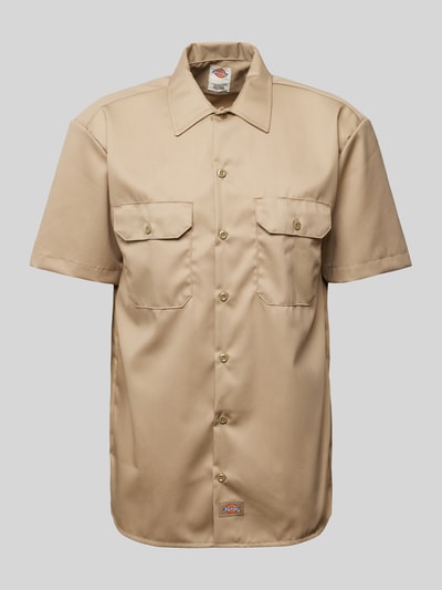 Dickies Freizeithemd mit Brusttaschen Modell 'WORK' Khaki 1