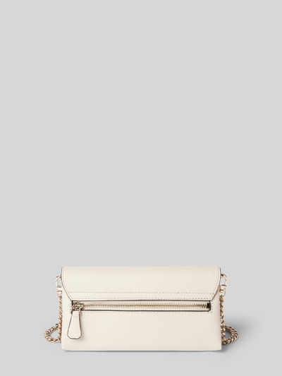 Guess Handtasche mit Schulterriemen und Label-Applikation Ecru 4