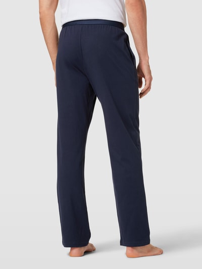 Tommy Hilfiger Broek met siernaden Donkerblauw - 5