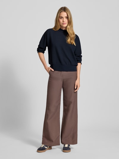 More & More Sweatshirt mit Stehkragen Marine 1