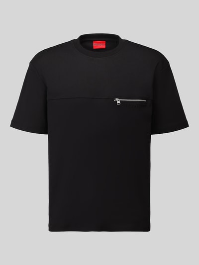HUGO Regular Fit T-Shirt aus reiner Baumwolle Modell 'Derenn' Black 2