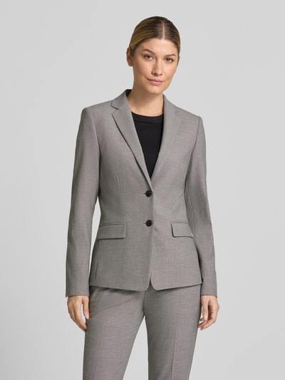 HUGO Regular fit lange blazer met klepzakken model 'Adalas' Zwart - 4