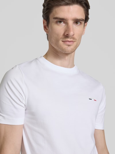 HECHTER PARIS T-shirt met labelprint Wit - 3