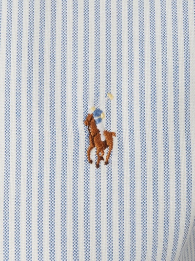 Polo Ralph Lauren Hemdbluse aus Oxford Modell 'Kendel' Hellblau meliert 2