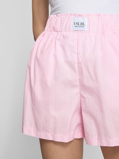 VILLA SOPHIE Korte broek met elastische band, model 'TILLA' Felroze - 3