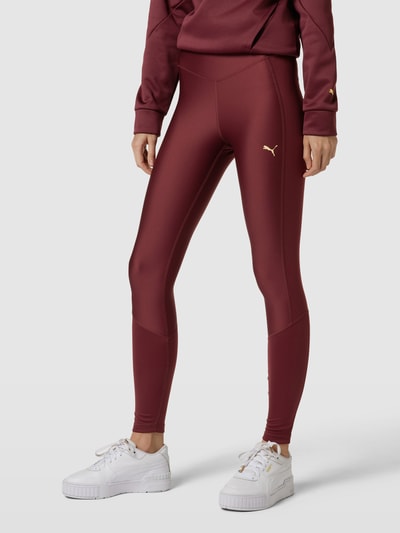 PUMA PERFORMANCE Legging met labelprint Bordeaux - 4