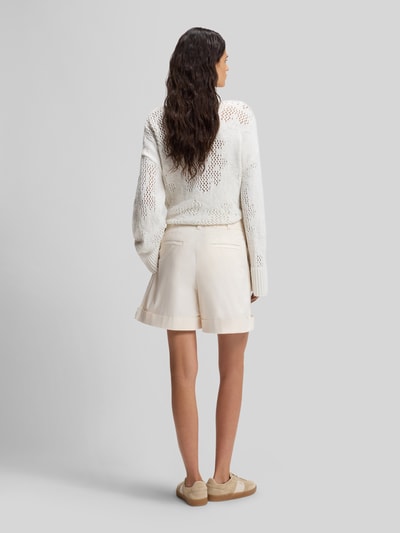 BOSS Orange relaxed fit short van katoenmix model 'TANESSA-D' Offwhite - 5