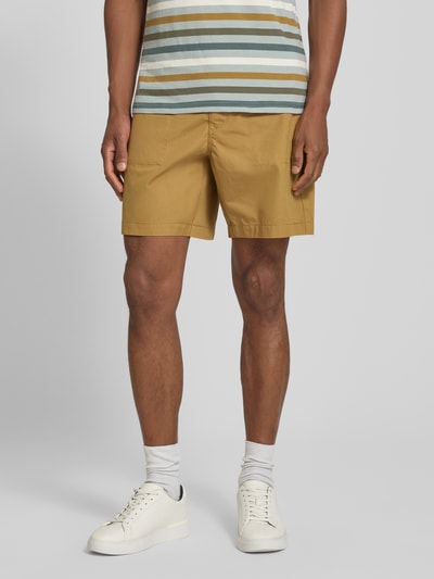 Barbour Regular fit chino-shorts van puur katoen model 'SHERBURN' Zand - 4