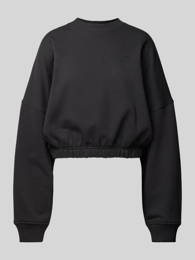 adidas Originals Bluza krótka z okrągłym dekoltem Czarny 2