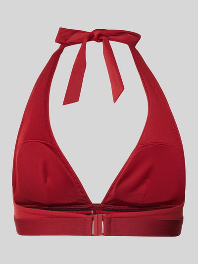 TOMMY HILFIGER Bikinitop met halter Donkerrood - 3