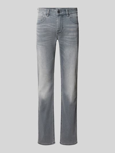 Produktfoto, Regular Fit Jeans mit Eingrifftaschen Modell 'Nightflight' von PME Legend, Baumwoll-Mix mit Stretch, helle Waschung, glatte Oberfläche