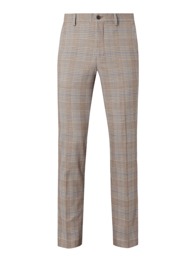 Selected Homme Slim Fit Anzughose mit Stretch-Anteil Modell 'Lokipa' Beige 1