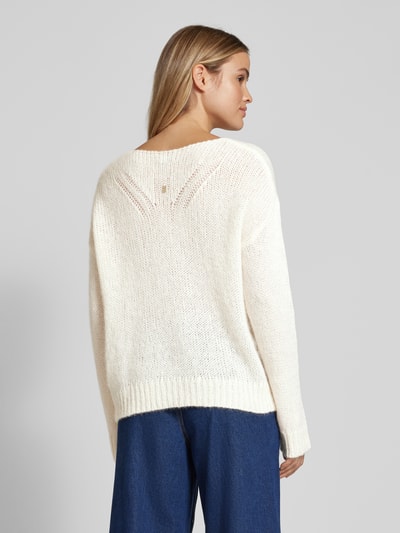 JOOP! Strickpullover mit Rundhalsausschnitt Offwhite 5