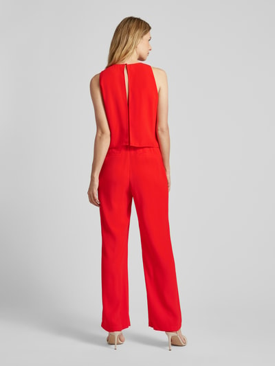 s.Oliver BLACK LABEL Jumpsuit met bloemenmotief Rood - 5