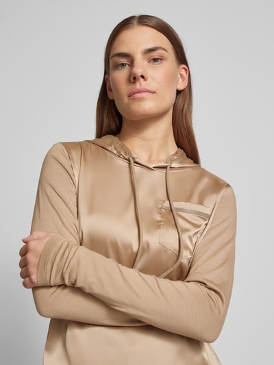 monari Regular fit blouseshirt met opgestikte borstzak Beige - 3