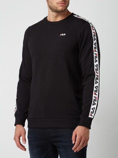 FILA Sweatshirt mit Logo-Streifen  Black 4