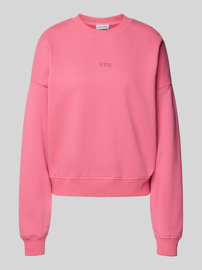 OH APRIL Bluza o kroju oversized z prążkowanymi wykończeniami Mocnoróżowy 2