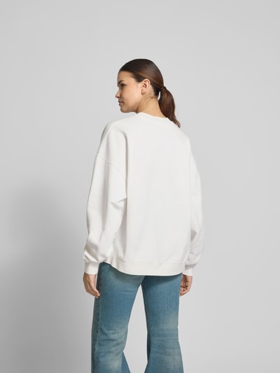 Anine Bing Sweatshirt mit Label-Detail Offwhite 5