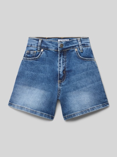 Blue Effect Szorty jeansowe o kroju regular fit z naszywką z logo Niebieski 1