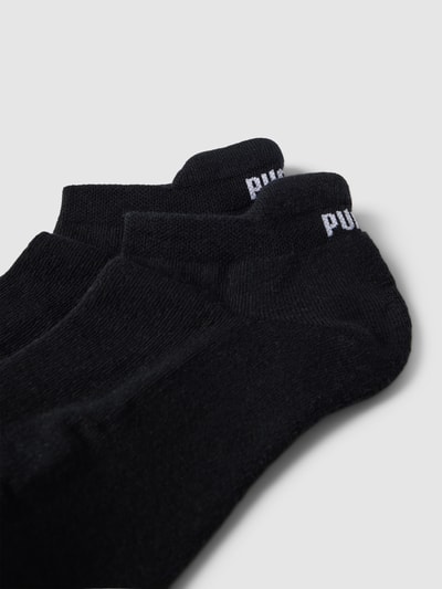 Puma Sneakersocken mit Label-Details Modell 'Cushioned' im 2er-Pack Black 2